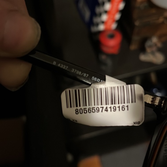 Brand New Burberry Sunglasses BE 4337 3798/87 Black/Dark Grey For Men Women - Picture 7 of 7